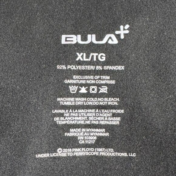 Bula Pink Floyd 1/4 Zip Base Layer Shirt Outdoor Thermal Sport Ski Men’s Size XL - Picture 8 of 14